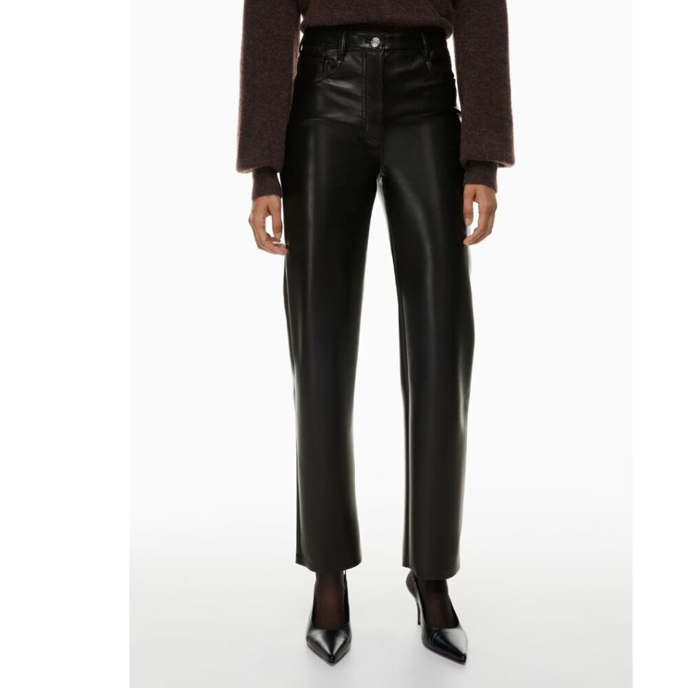 Aritzia Black Straight Leg Pants